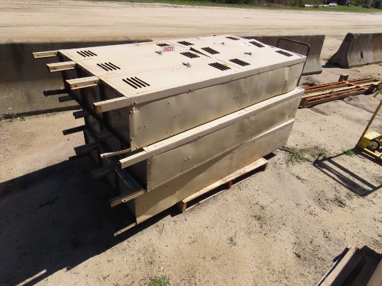(3) sets of 6 schoolhouse lockers