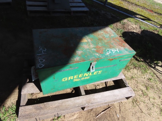 GreenLee No446 electric power drive 4inch & 6inch pipe driver and wire puller