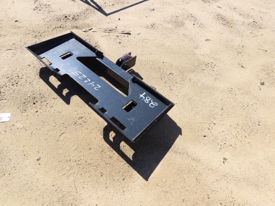 Skid steer 3pt hitch attachment quick hitch