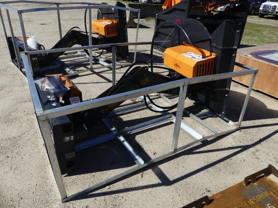 Landhonor skid steer articulating brush cutter 68inch
