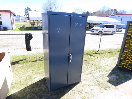 Metal storage cabinet