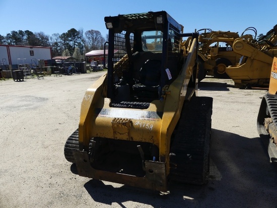 2006 CAT 287B skid steer, 18inch rubber tracks, aux hyd outlets(No bucket) s/n: CAT0287BHZSA03445