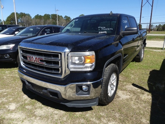 2016 GMC SIERRA SLT 1500 4door pickup, 6ft bed, 5.3L engine, A/T, power windows, power locks, leathe