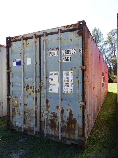 P & O New Lloyd high sea container, s/n: PONU7899526