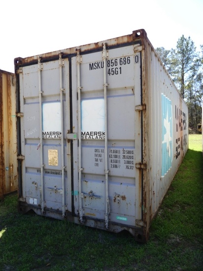Maersk high cube sea container, s/n: MSKU566860