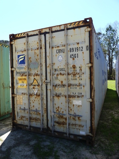 Cosco high cube sea container, s/n: CBHU8919120