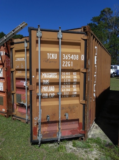 20ft sea container, s/n: TCKU3654080