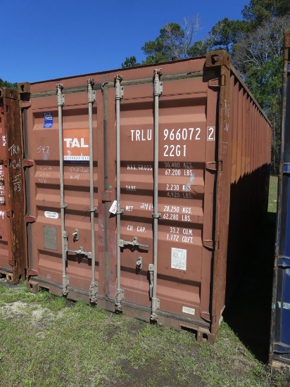 20ft sea container, s/n: TALU9660722