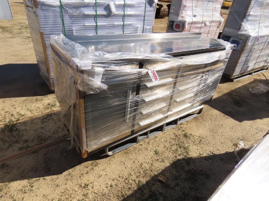 Chery 7ft 10drawer stainless steel workbench & toolbox