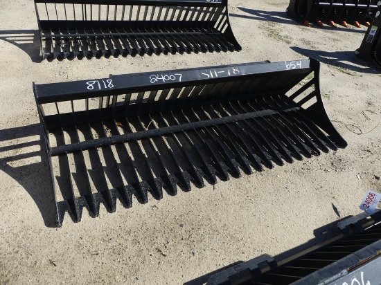 78inch skid steer rock bucket