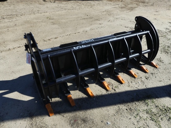 78inch skid steer rock grapple