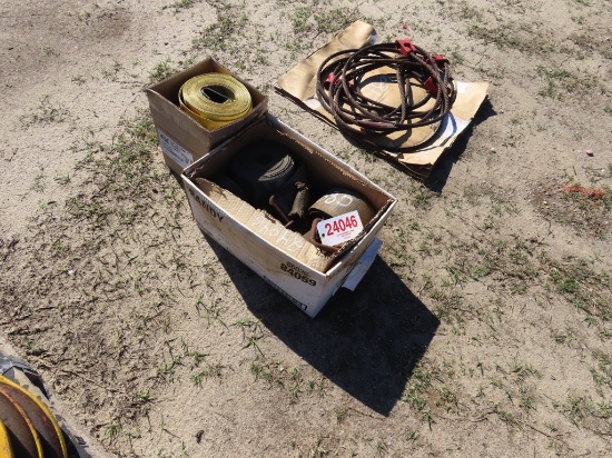 (2) boxes of tie down straps