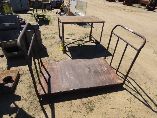 3ft x 6ft industrial metal hand cart