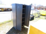 Metal storage cabinet