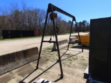 A-frame overhead crane w/budget 1ton hoist
