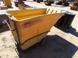 Industrial big plastic material hand cart