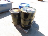 Pallet w/barrels industrial lubricants