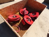 (4) Reelcraft 3/8inch air line reel
