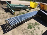 10ft Industrial hand cart w/ conveyor belt rollers