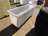 Industrial hand cart w/plastic storage bin