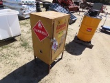 Justrite safety storage cabinet for flammable liquids