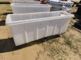 Industrial hand cart w/plastic storage bin