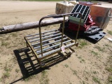 4ft x 4ft industrial hand cart w/conveyor rollers