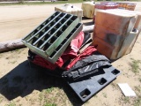 Pallet of industrial tarps