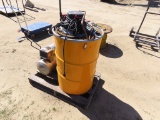 Industrial barrel shop vac w/powerpal air compressor