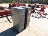 (2) filing cabinets