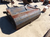 CAT BP118C skid steer 72inch broom bucket attachment