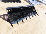84inch skid steer rock bucket