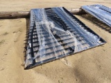 20ft Bi-Parting iron gates-Wilderness scene