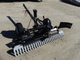 66inch ATV landscape rake w/electric lift