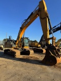 2015 CASE CX350 excavator, closed A/C cab, 33.5inch steel tracks, Tag 48inch digging bucket w/Strick