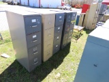 (5) metal filing cabinets