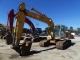 Liebherr 912 litronic excavator, closed cab, 29.5inch steel tracks, 43inch Eaco digging bucket, s/n: