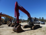 1995 LINK-BELT 3400 quantum tracked excavator, closed cab, 27.5inch tracks, 48inch Geith bucket w/qu