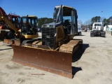 JOHN DEERE 450J LGP dozer, closed A/C cab, 24inch steel tracks, 115inch 6way blade, 9,124hrs, s/n: T