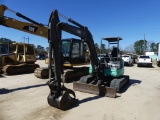 2018 IHI/KATO 60V4 12,0000 lb excavator,Kubota diesel, four post canopy, 16inch rubber tracks, 78inc