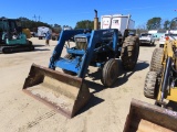 Ford 6600 farm tractor, 2post rops, 777D front end loader, rear lift arms, power steering, draw bar,
