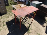 (2) metal tables