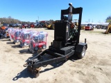 2021 ALL-LIGHT SYKES swing-flex 6inch water pump, John Deere diesel on single axle trailer (No Title