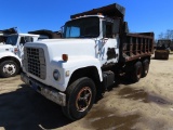 FORD T/A Dump truck, 14ft Godwin metal body, air brakes, CAT 3208 V8 diesel engine, auxiliary trans