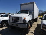 1999 GMC 6500 new 454 gas engine,A/T, 24ft long 8ft high box body, roll door w/ramp miles:137653 s/n