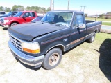 1996 FORD F150 XLT Reg Cab Pickup, 8ft bed, 5.0L engine, A/T, cloth interior, power windows s/n:1FTE