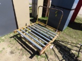 4ft x 4ft hand cart w/conveyor roller