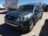 2010 GMC ACADIA Suv, 3.6L engine, A/T, power windows, power locks, leather interior ** Bad Engine**