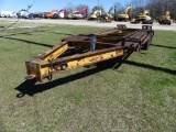 96inch x 19ft Tri/axle tag trailer w/4ft dove tail w/ramps, s/n: 6183H