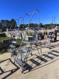 Cotterman 400lb 6step warehouse ladder w/wheels